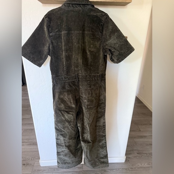 Universal Thread|Charcoal Olive wide leg utility Jumpsuit,short sleeve•••NWT, 12 - Picture 11 of 16